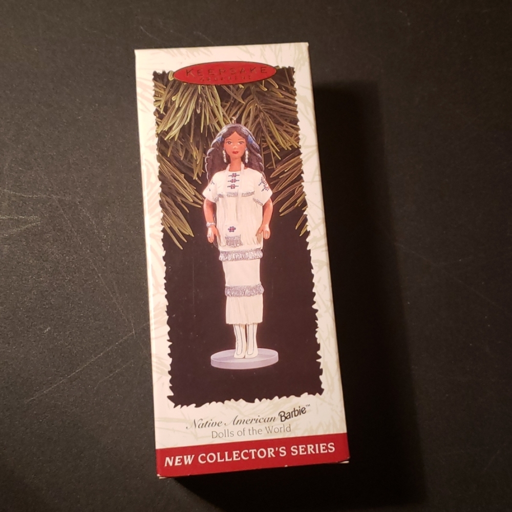 Hallmark Ornament Native American Barbie